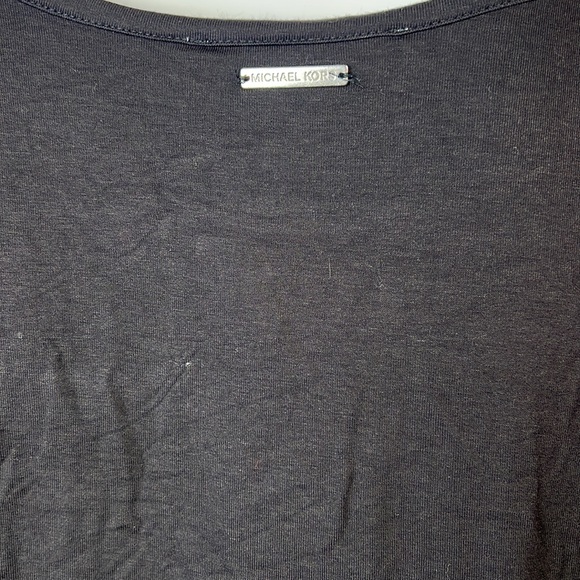 Michael Kors Black Crochet Long Sleeve Top Plus Size 1X - Picture 4 of 7